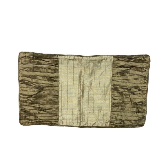 Robb & Stucky Set 3 Silk Shams Pillowcases Brown High End King Euro Luxury Bed - Picture 2 of 9